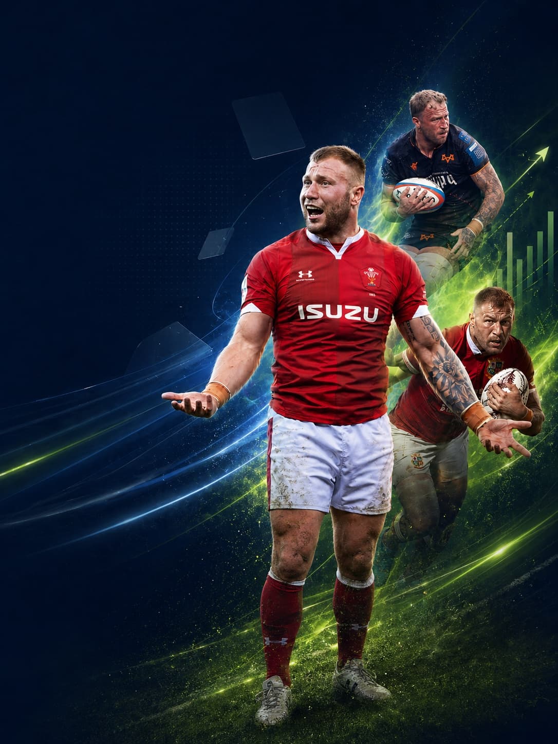 Rugby players in action — Scrumr connects every part of the rugby world